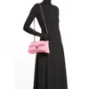 Bolso pequeño con cadena Crush acolchado «Rosa» 716351210J05812
