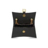 Bolso pequeño con cadena Crush con relieve de cocodrilo «Negro» 716351210IX1000