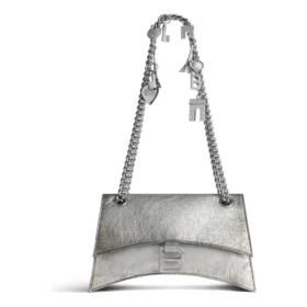 Bolso pequeño con cadena Crush, efecto desgastado «Silver» 7819202AA6X8110