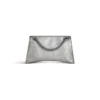 Bolso pequeño con cadena Crush, efecto desgastado «Silver» 7819202AA6X8110