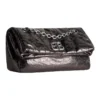 Bolso pequeño con cadena Monaco metalizado «Gris oscuro» 7659662AASD1314
