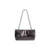Bolso pequeño con cadena Monaco metalizado «Gris oscuro» 7659662AASD1314