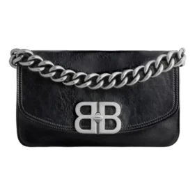 Bolso pequeño con solapa Bb Soft «Negro» 7485982AAIY1000