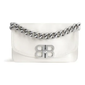 Bolso pequeño con solapa Bb Soft «Optic White» 7485982AAIY9001