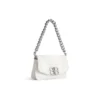 Bolso pequeño con solapa Bb Soft «Optic White» 7485982AAIY9001