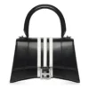 Bolso pequeño Hourglass de Balenciaga x adidas «Negro» 593546210MA1091