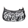 Bolso pequeño Le Cagole con cadena y grafitis «Negro» 695814210G61090