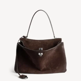 Bolso Rodeo grande en color espresso claro