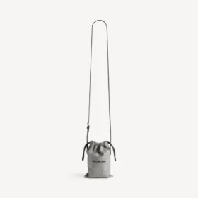 Bolso shopper para hombre con soporte para el móvil en gris Balenciaga