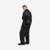 Bolso shopper para hombre con soporte para móvil en color negro
