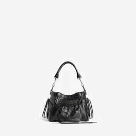 Bolso tipo cubo «Le City» pequeño para mujer en negro