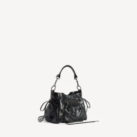 Bolso tipo cubo «Le City» pequeño para mujer en negro