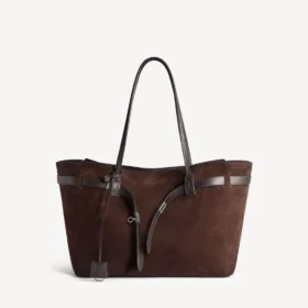 Bolso tote Bel Air grande para mujer en color espresso claro