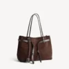 Bolso tote Bel Air grande para mujer en color espresso claro