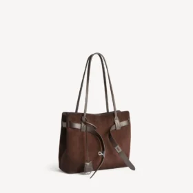 Bolso tote Bel Air para mujer, tamaño mediano, en color espresso claro