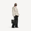 Bolso tote Bel Air para mujer, tamaño mediano, en negro