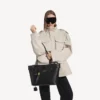 Bolso tote Bel Air para mujer, tamaño mediano, en negro