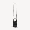 Bolso tote «City» para mujer con soporte para el móvil, en negro