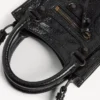 Bolso tote «City» para mujer con soporte para el móvil, en negro
