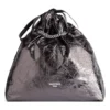 Bolso tote mediano Crush metalizado «Gris» 7429412AATG1314