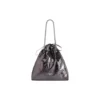 Bolso tote mediano Crush metalizado «Gris» 7429412AATG1314