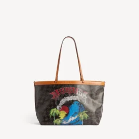 Bolso tote Select para mujer, tamaño mediano, en negro/rojo