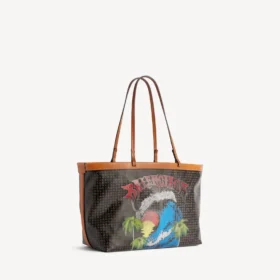 Bolso tote Select para mujer, tamaño mediano, en negro/rojo