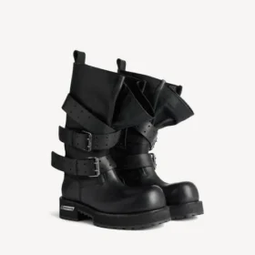 Bota alta Venom para mujer  en negro