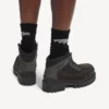 Bota baja de combate para hombre en marrón/negro Bota baja de combate para hombre en marrón/negro