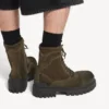 Bota de combate para hombre en color oliva Bota de combate para hombre en color oliva