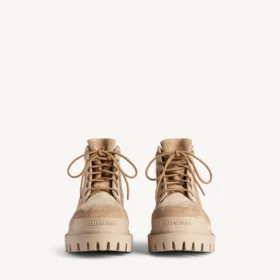 Botas bajas «Combat Strike» para mujer en color arena