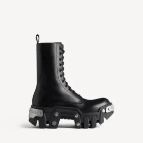 Botas con cordones «Bulldozer» para hombre en color negro