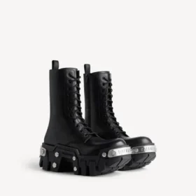 Botas con cordones «Bulldozer» para hombre en color negro