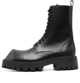 Botas con cordones Rhino de 25 mm «Piel de becerro lisa negra» 712638WBB501000