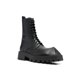 Botas con cordones Rhino de 25 mm «Piel de becerro lisa negra» 712638WBB501000