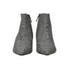 Botas de lana a cuadros con puntera puntiaguda «Gris» 579218W1SR01214