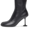 Botas de mujer de 90 mm «Cuero negro» 701937WBCR01000