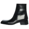 Botas de punta cuadrada «Cuero negro» 678108WBC301000