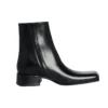 Botas de punta cuadrada «Cuero negro» 678108WBC301000