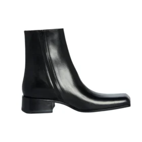 Botas de punta cuadrada «Cuero negro» 678108WBC301000