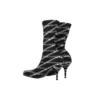 Botas de spandex con logotipo Monogram de 80 mm «Black» 549784W1P601264