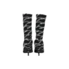 Botas de spandex con logotipo Monogram de 80 mm «Black» 549784W1P601264