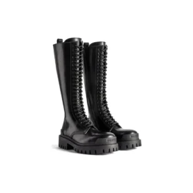 Botas Strike de 20 mm «Piel de becerro lisa negra mate» 763557WA9601000