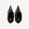 Botines Avenue con flecos para mujer en negro Botines Avenue con flecos para mujer en negro