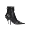 Botines Cagole de 90 mm «Black Arena Lambskin» 694379WAD4E1081