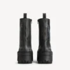 Botines con cordones «Bulldozer» para hombre en negro