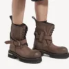 Botines con cordones Venom para hombre en color marrón