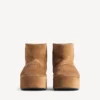 Botines con plataforma «Alaska» para mujer en marrón/blanco Botines con plataforma «Alaska» para mujer en marrón/blanco