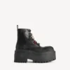 Botines de plataforma «Strike» para mujer con adornos, en negro/multicolor Botines de plataforma «Strike» para mujer con adornos, en negro/multicolor