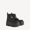 Botines de plataforma «Strike» para mujer con adornos, en negro/multicolor Botines de plataforma «Strike» para mujer con adornos, en negro/multicolor